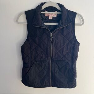 Filson Womens Quilted Insulated Field Shooting Vest Jacket Black